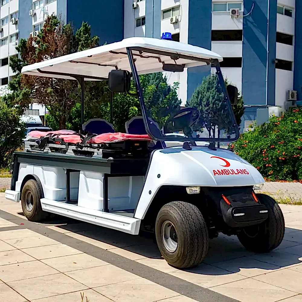 Electric 2 Seater Golf Vehicle with Stretcher Dass BAGI-2A Electric 2 Seater Golf Vehicle with Stretcher Dass BAGI-2A