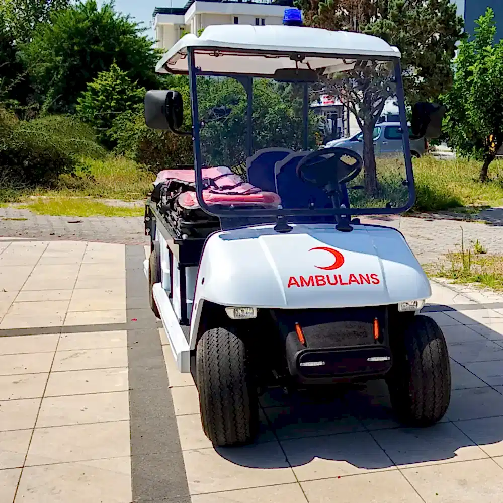 Electric 2 Seater Golf Vehicle with Stretcher Dass BAGI-2A Electric 2 Seater Golf Vehicle with Stretcher Dass BAGI-2A