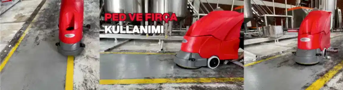 Zemin Temizleme Makinelerinde Ped ve Fırça Kullanımı Zemin Temizleme Makinelerinde Ped ve Fırça Kullanımı